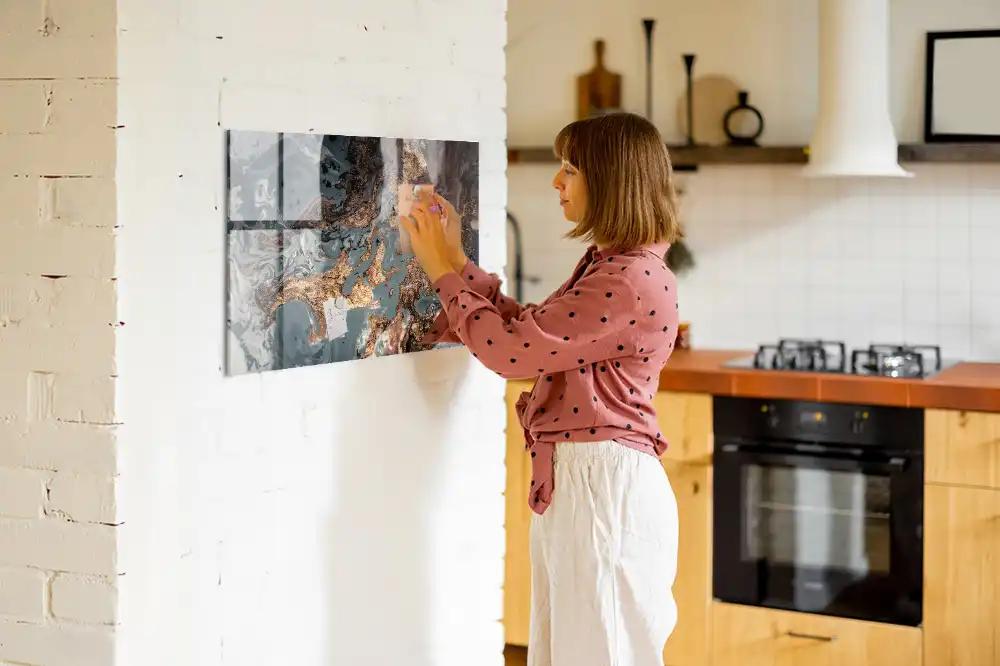 Magnetyczna tablica kamień dekoracyjny