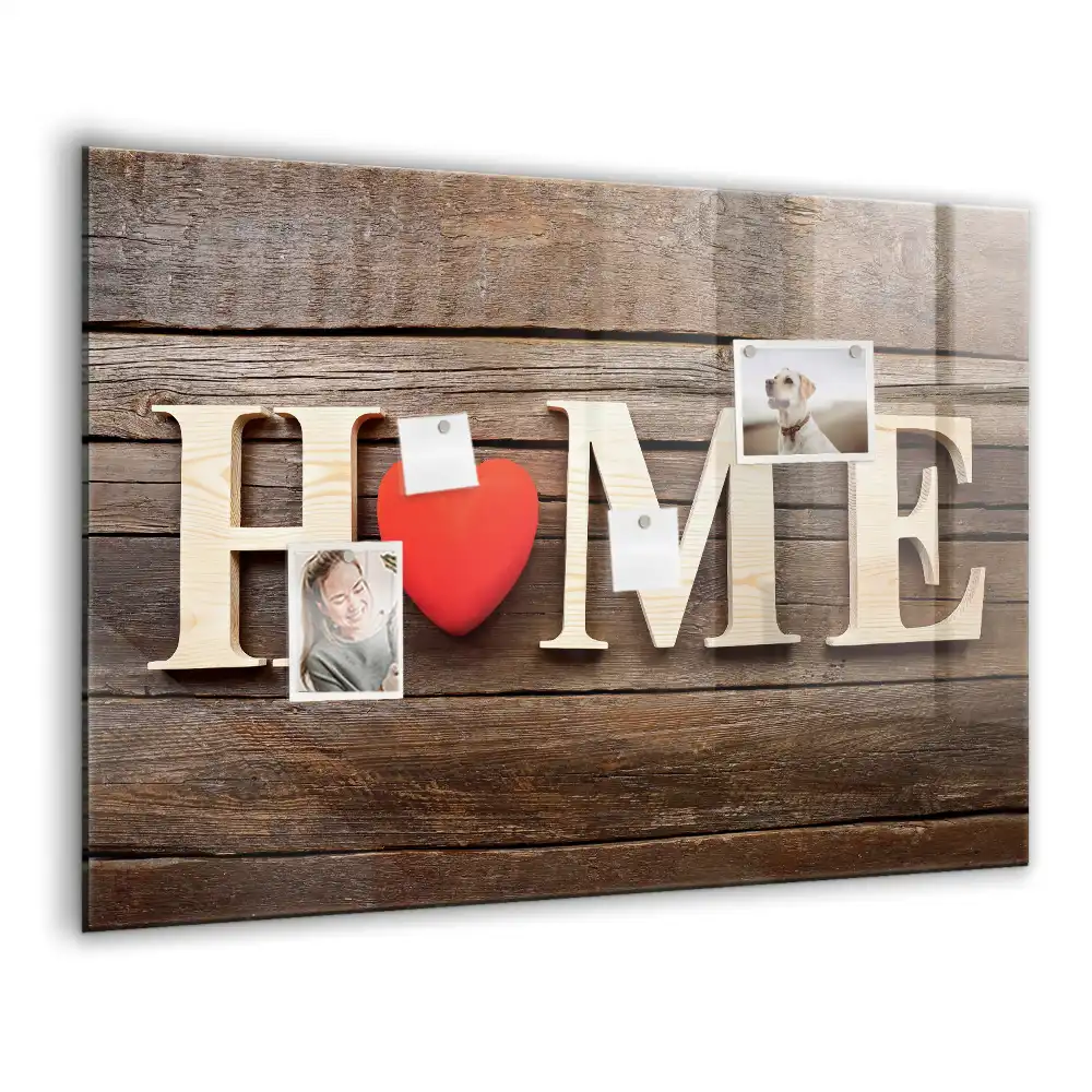 Tablica magnetyczna napis home