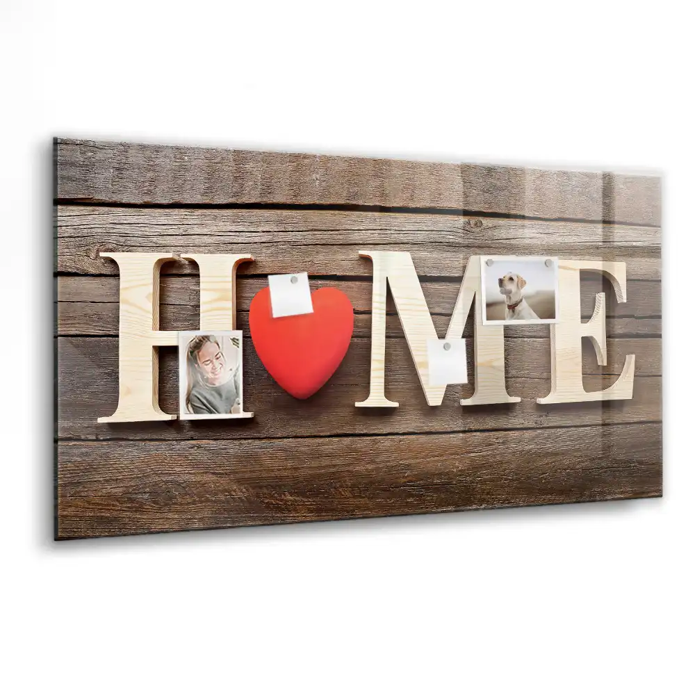 Tablica magnetyczna napis home