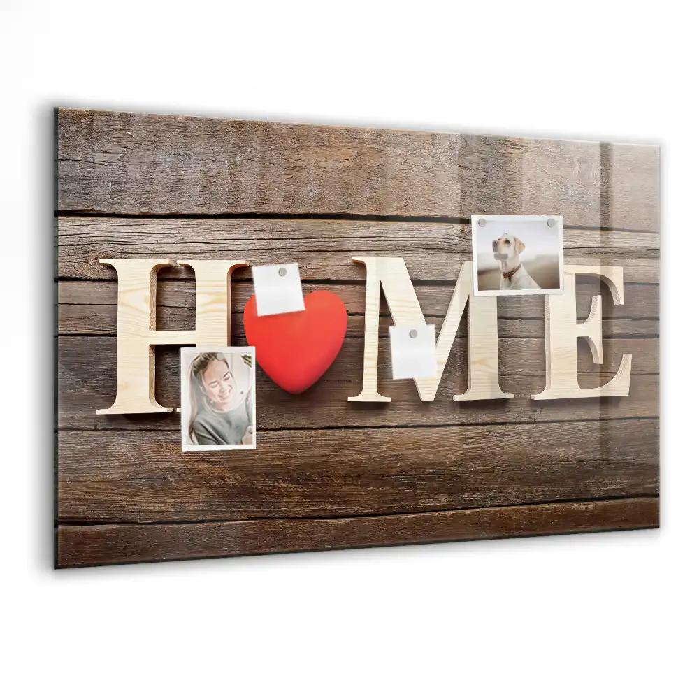 Tablica magnetyczna napis home