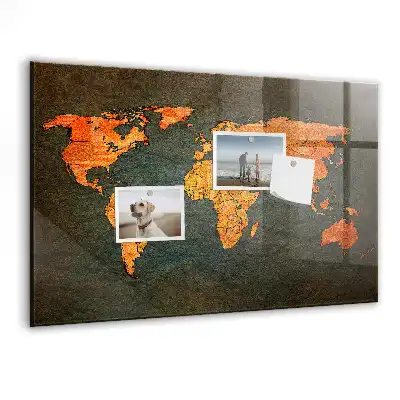 Tablica magnetyczna atlas świata