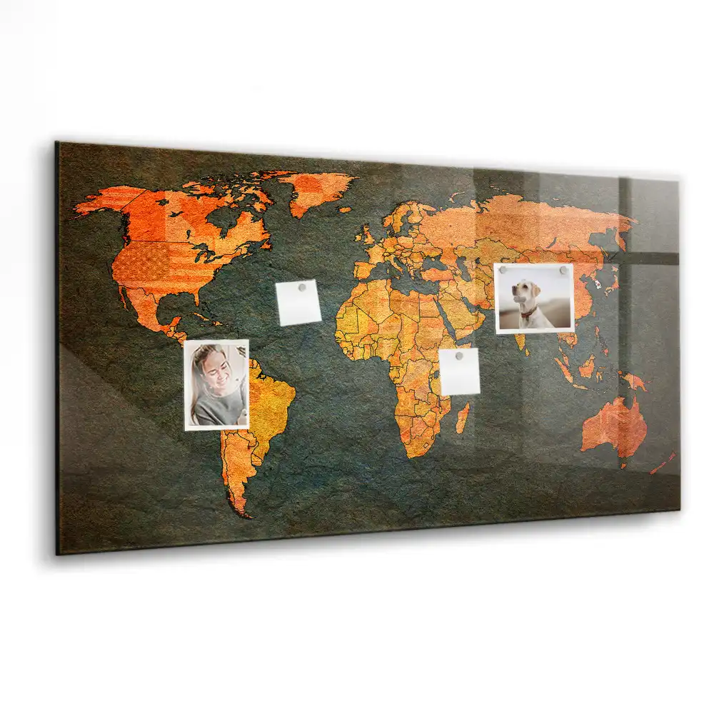 Tablica magnetyczna atlas świata