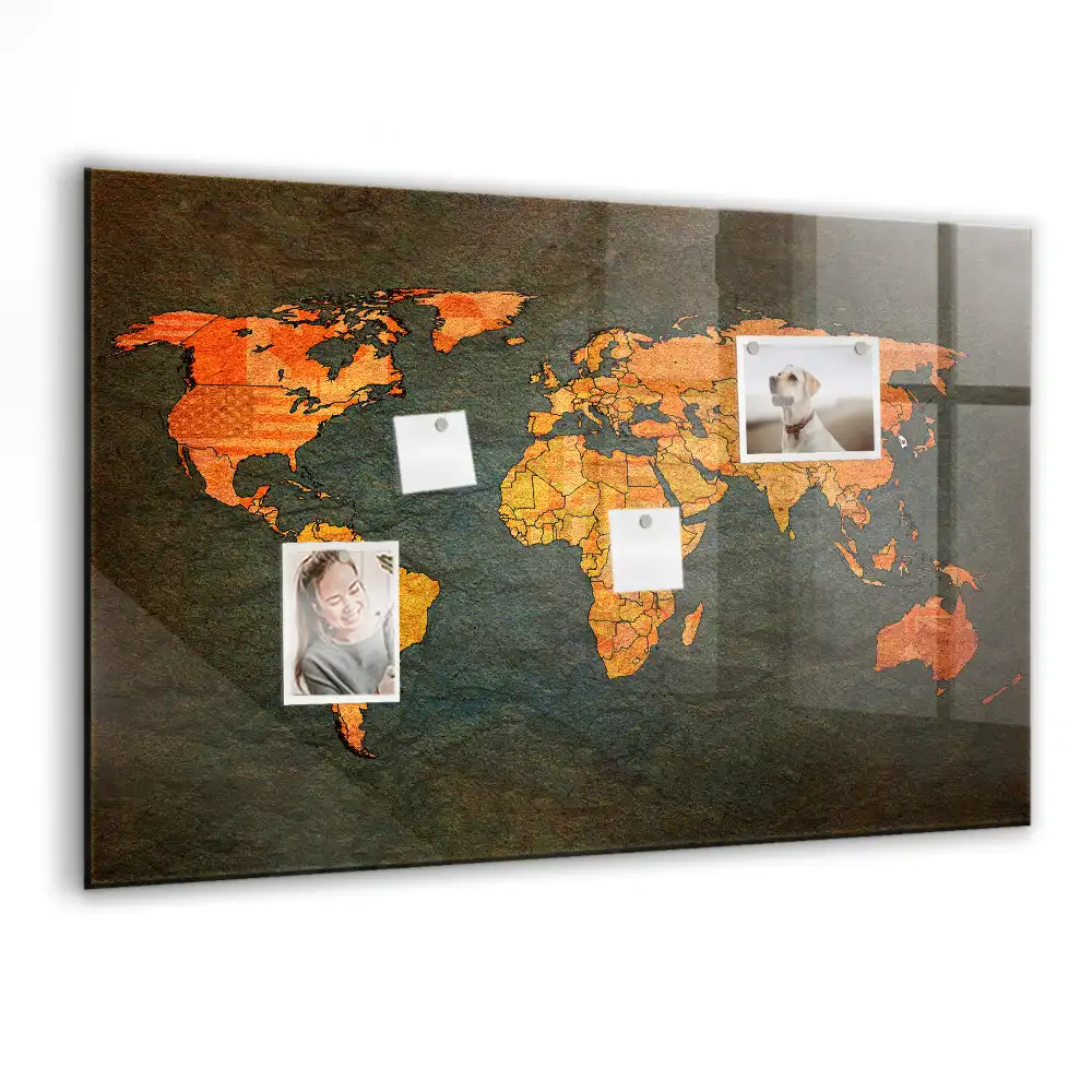 Tablica magnetyczna atlas świata