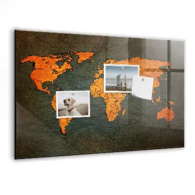 Magnetyczna tablica atlas świata