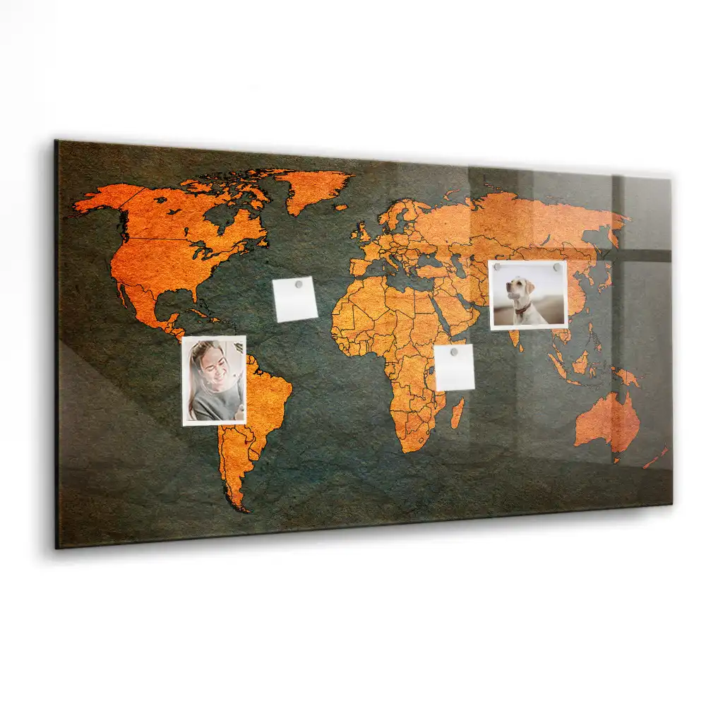 Magnetyczna tablica atlas świata