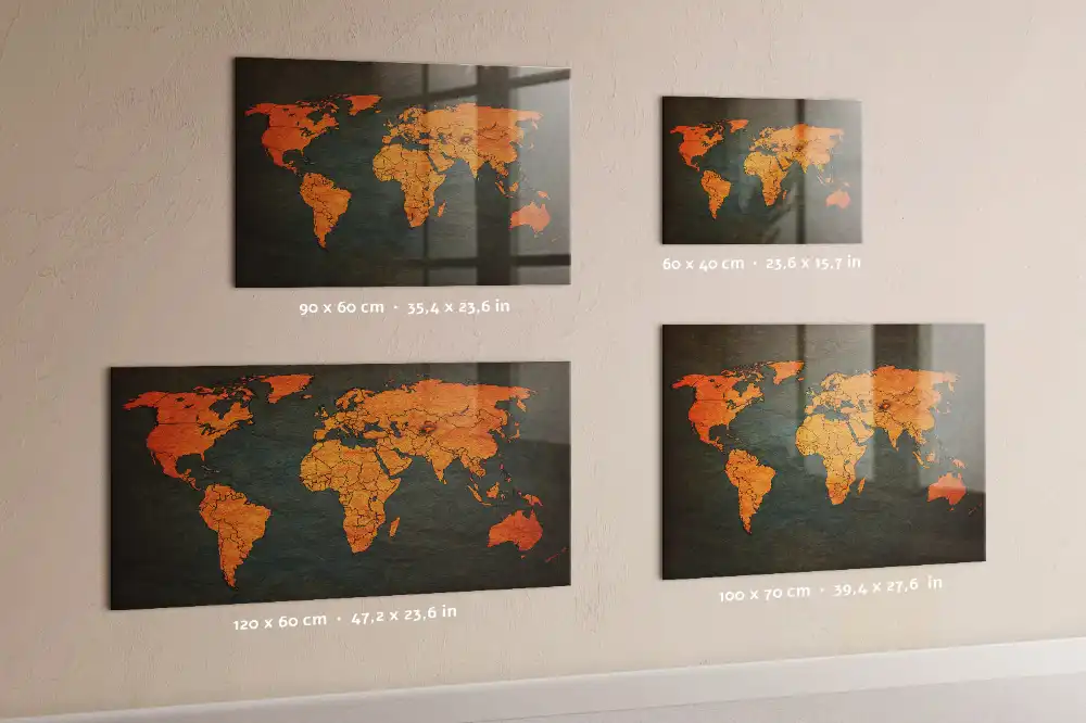 Magnetyczna tablica atlas świata