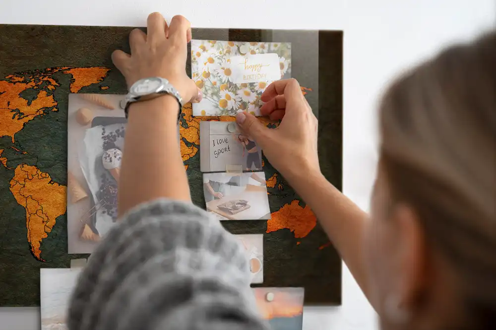 Magnetyczna tablica atlas świata