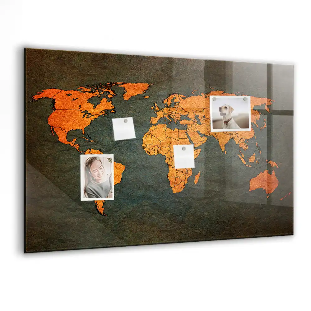 Magnetyczna tablica atlas świata