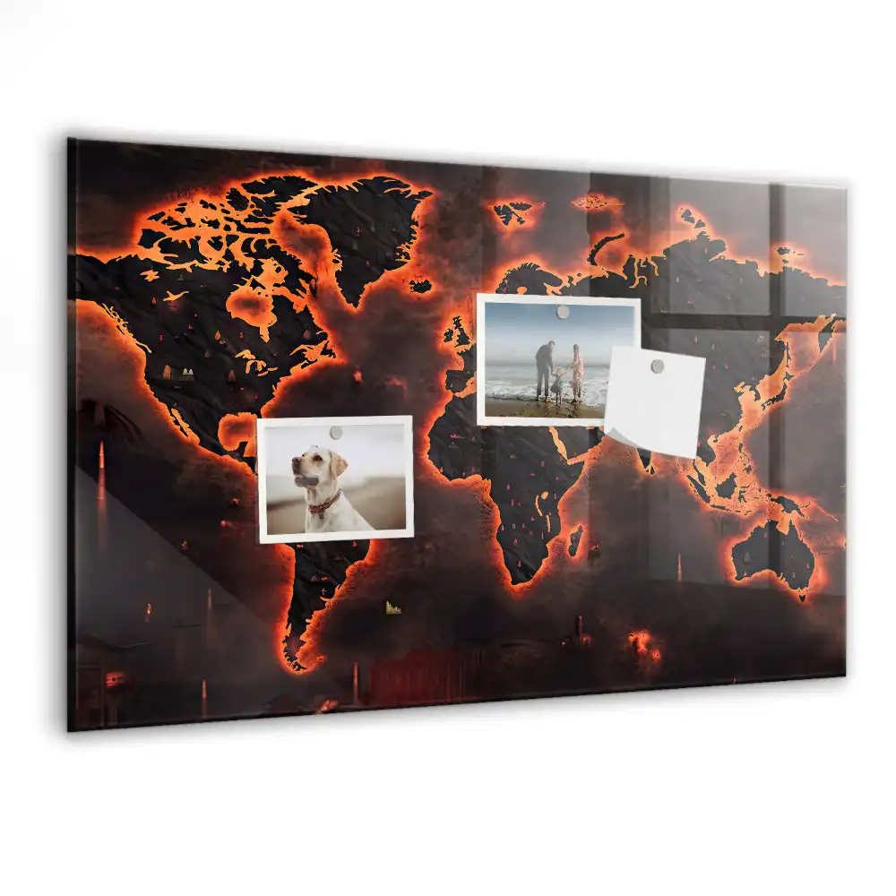 Magnetyczna tablica atlas świata