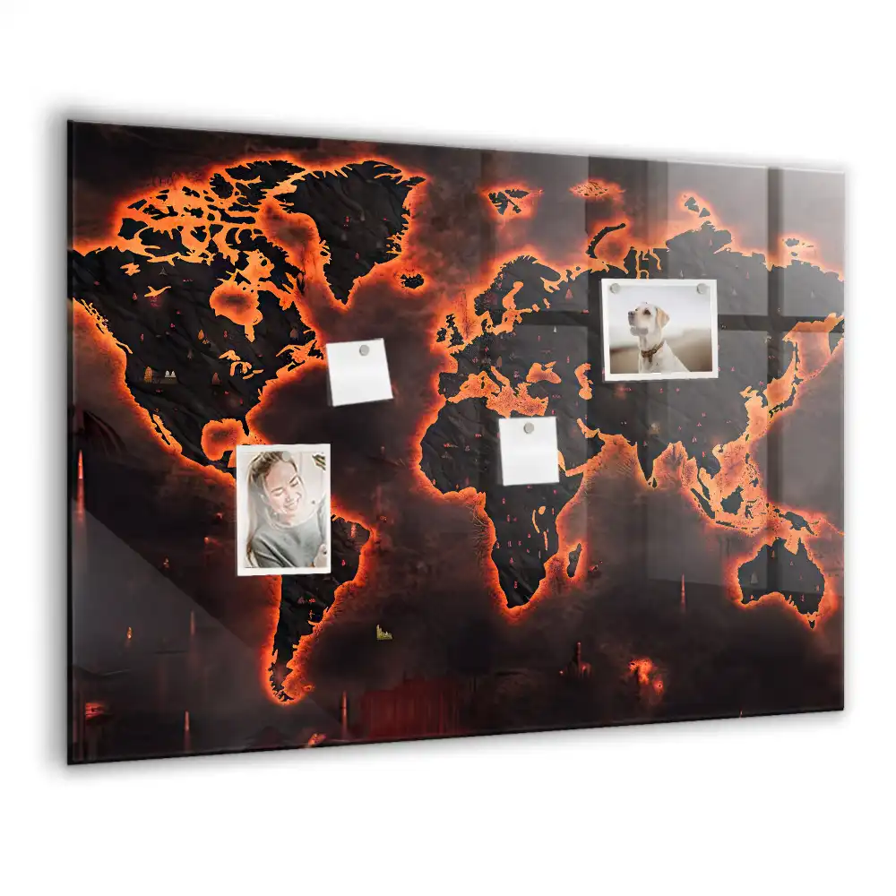 Magnetyczna tablica atlas świata