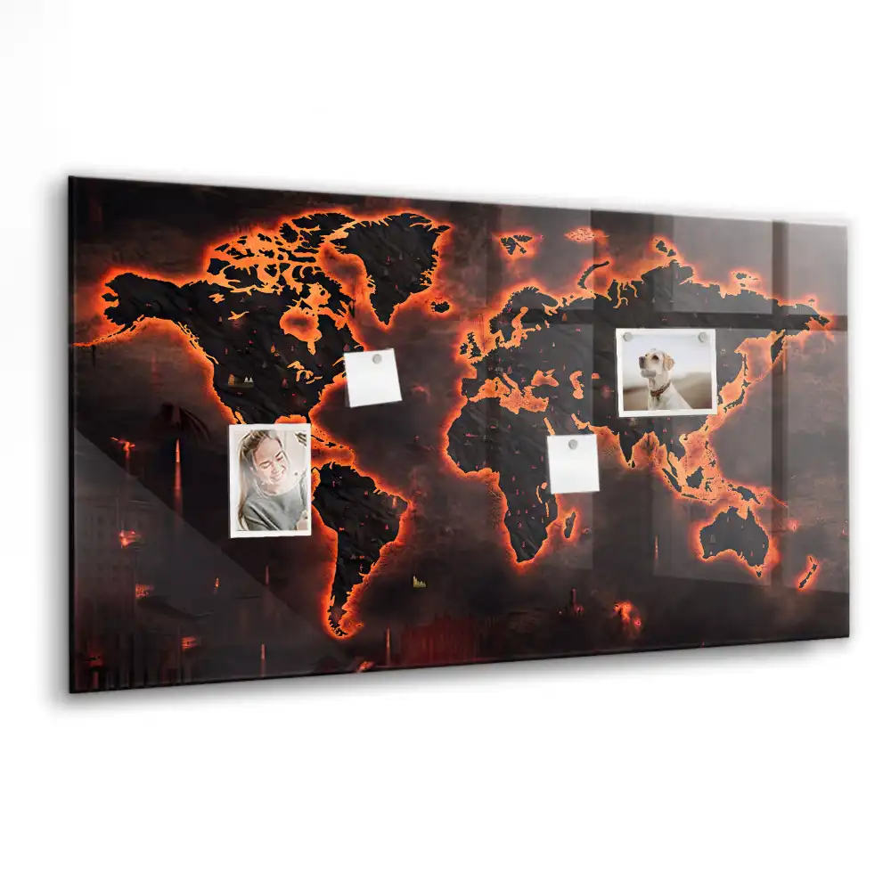 Magnetyczna tablica atlas świata
