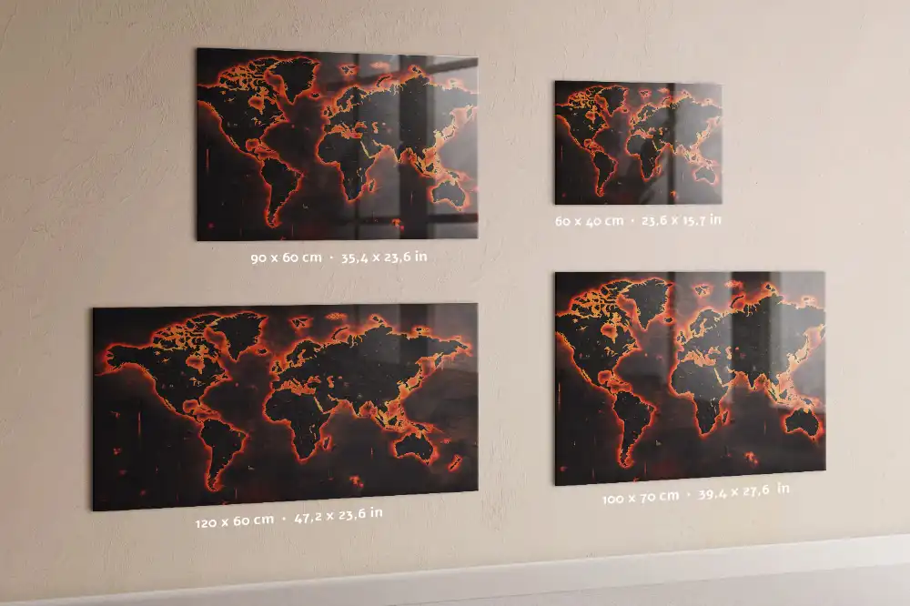 Magnetyczna tablica atlas świata