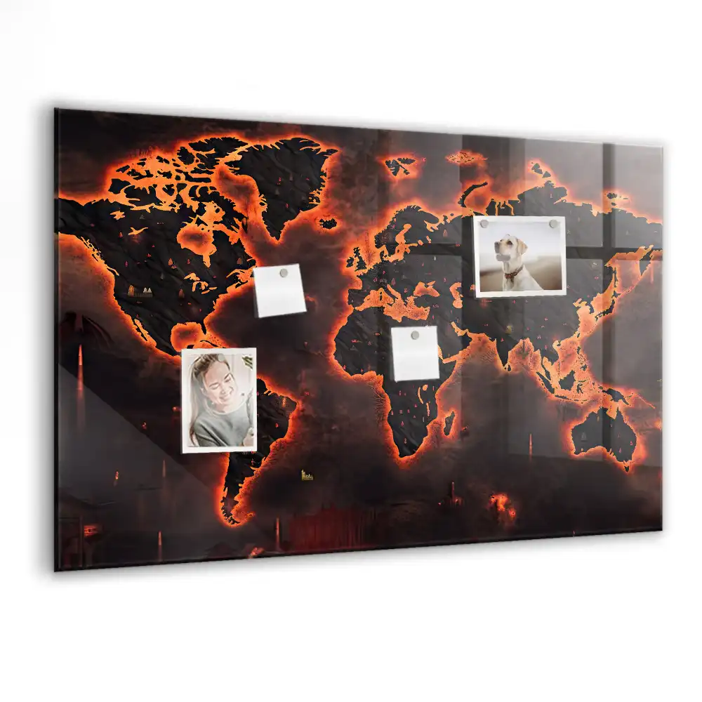 Magnetyczna tablica atlas świata