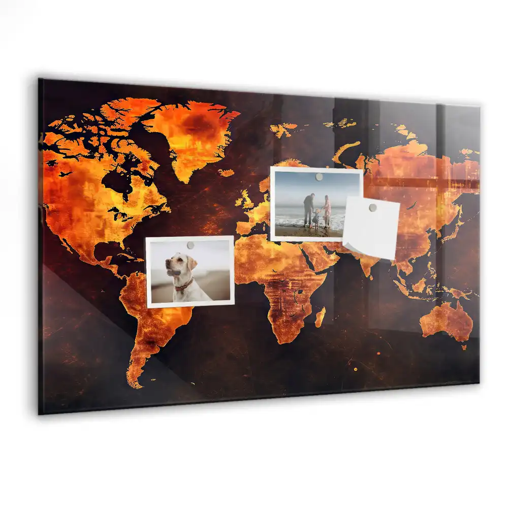 Tablica magnetyczna atlas świata