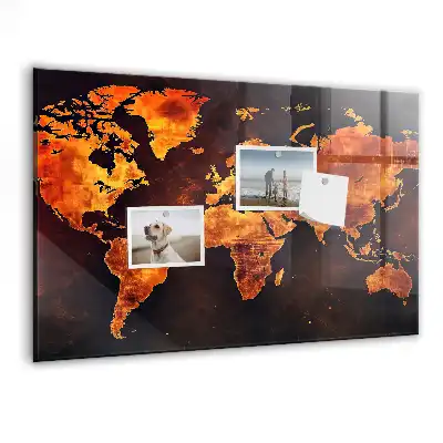 Tablica magnetyczna atlas świata