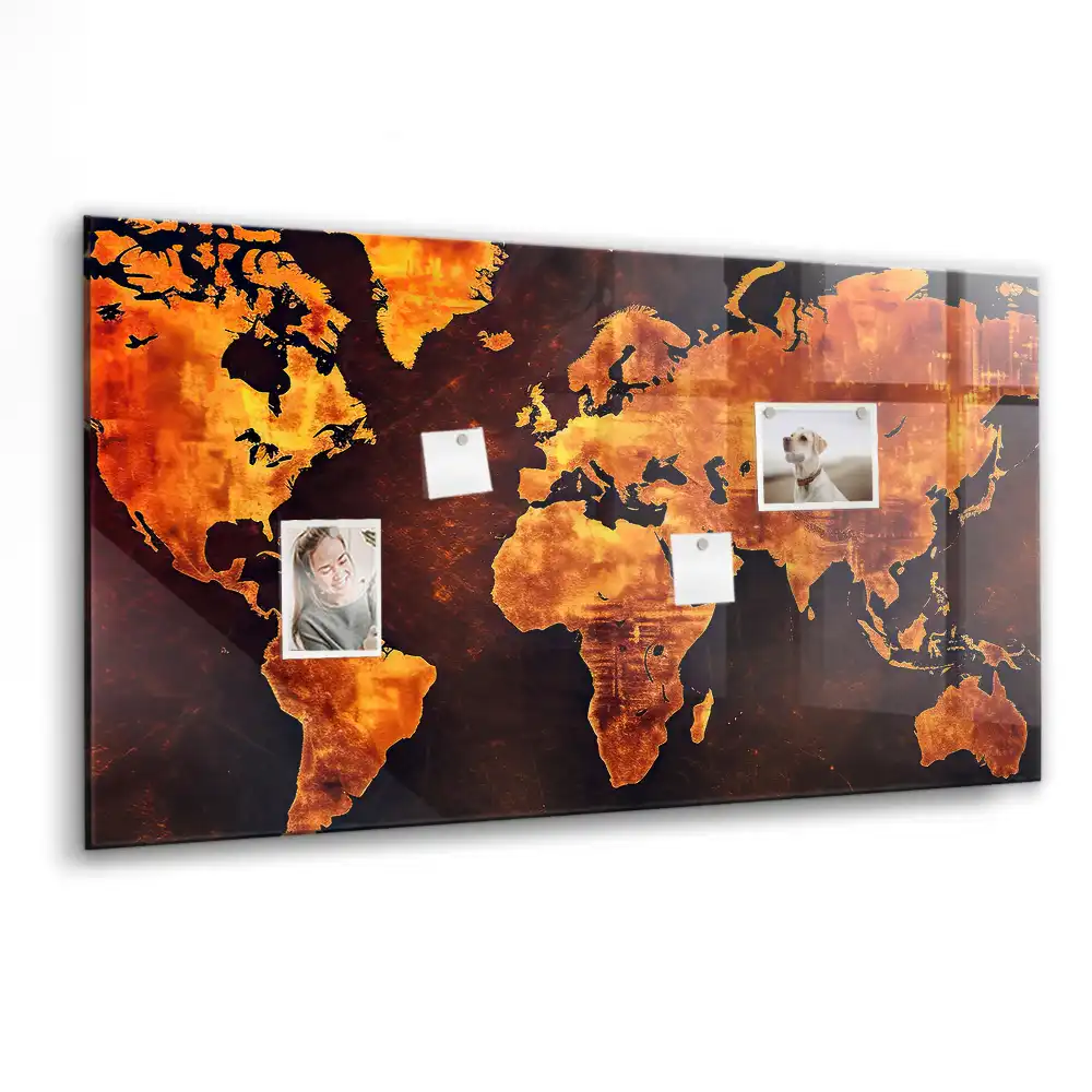 Tablica magnetyczna atlas świata