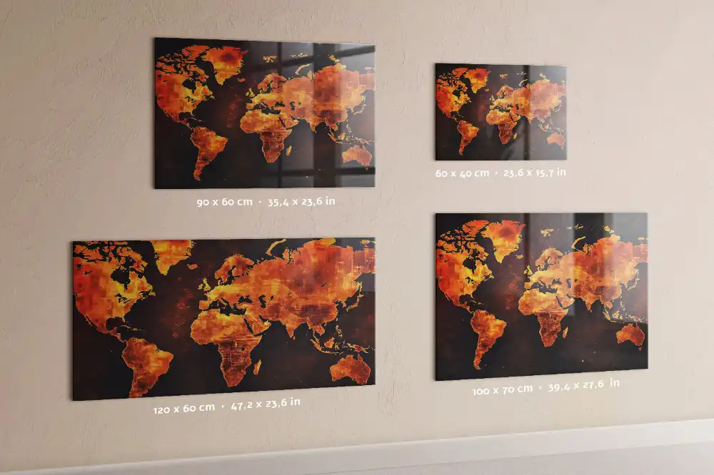 Tablica magnetyczna atlas świata