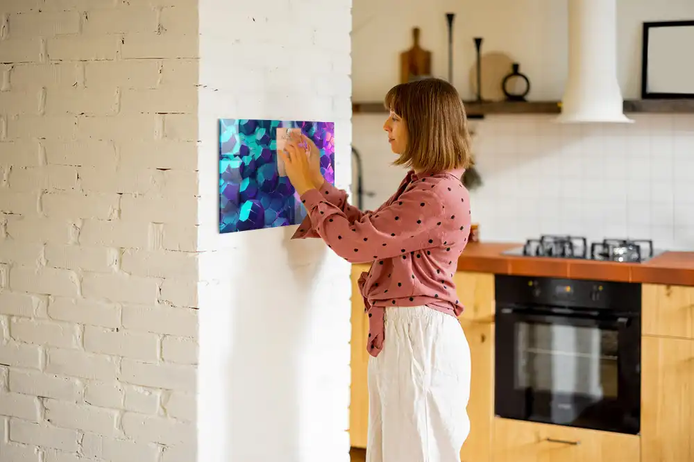 Tablica magnetyczna na ścianę geometria przestrzenna