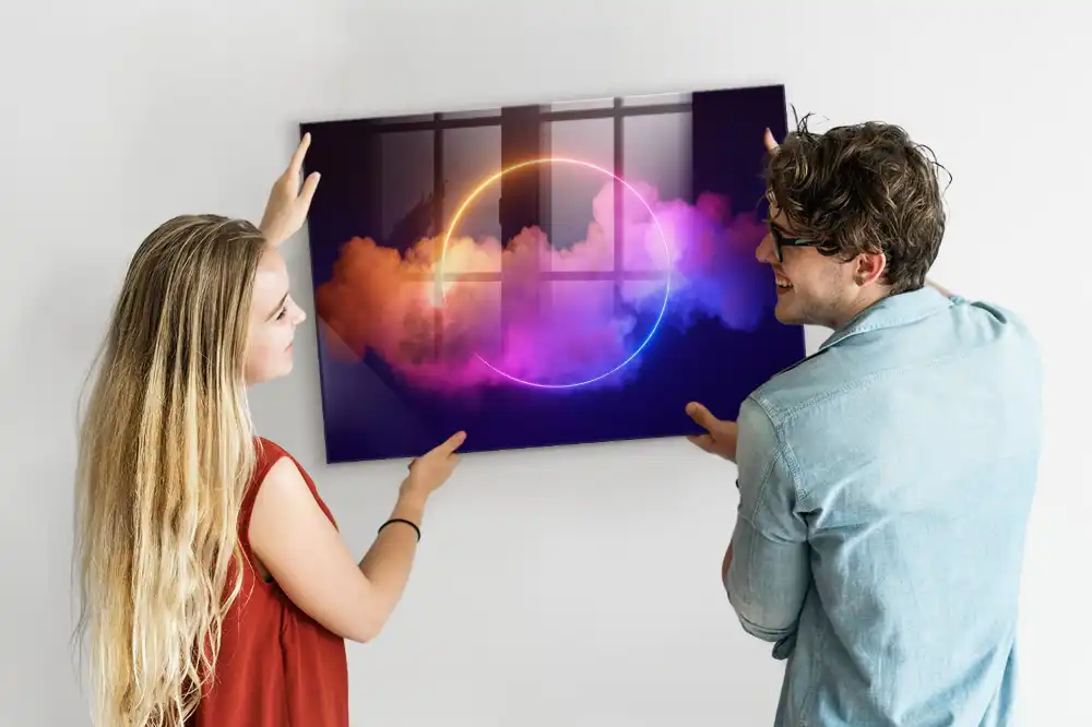 Tablica na magnesy trójwymiarowy dym