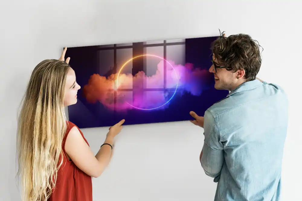 Tablica na magnesy trójwymiarowy dym
