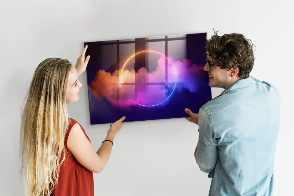 Tablica na magnesy trójwymiarowy dym