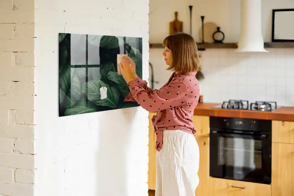 Magnetyczna tablica egzotyczna monstera