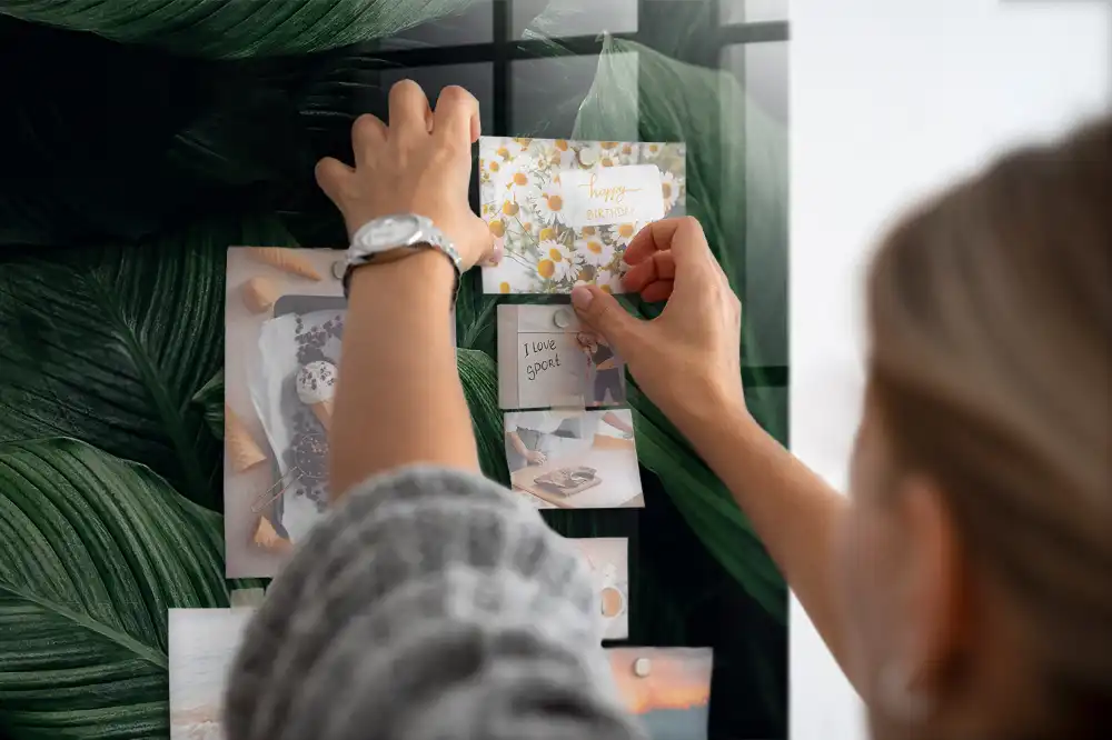 Magnetyczna tablica egzotyczna monstera