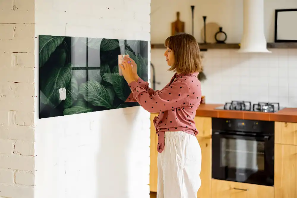Magnetyczna tablica egzotyczna monstera