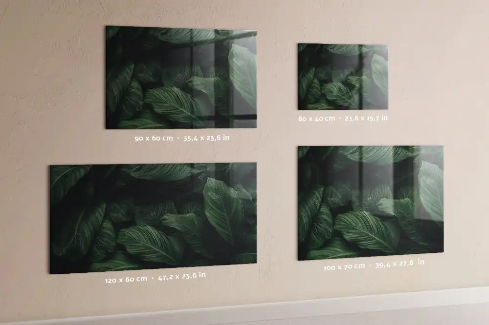 Magnetyczna tablica egzotyczna monstera