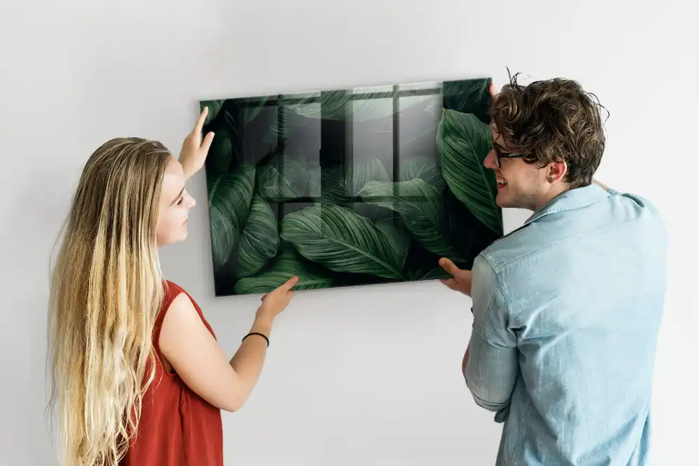 Magnetyczna tablica egzotyczna monstera