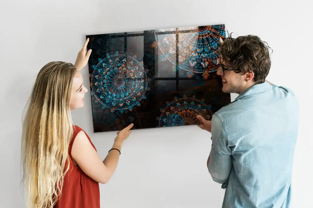 Tablica na magnesy wzór geometryczny