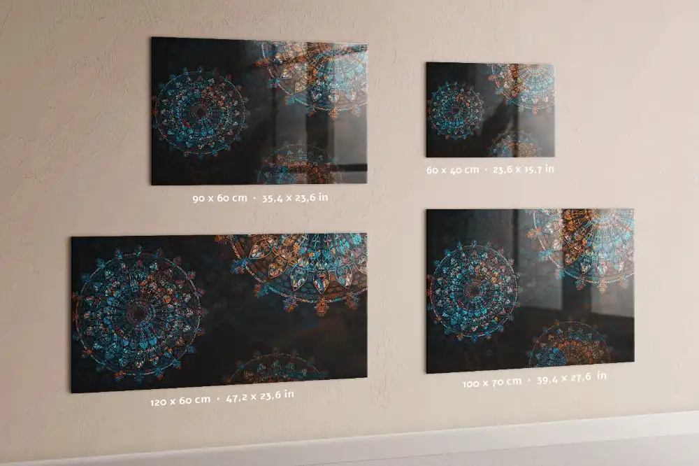 Tablica na magnesy wzór geometryczny