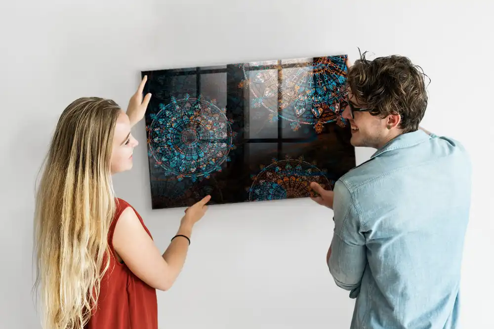 Tablica na magnesy wzór geometryczny