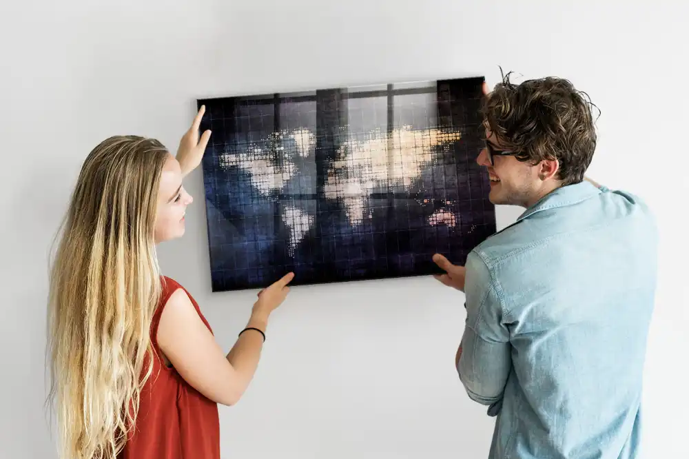 Tablica na magnesy artystyczna mapa świata