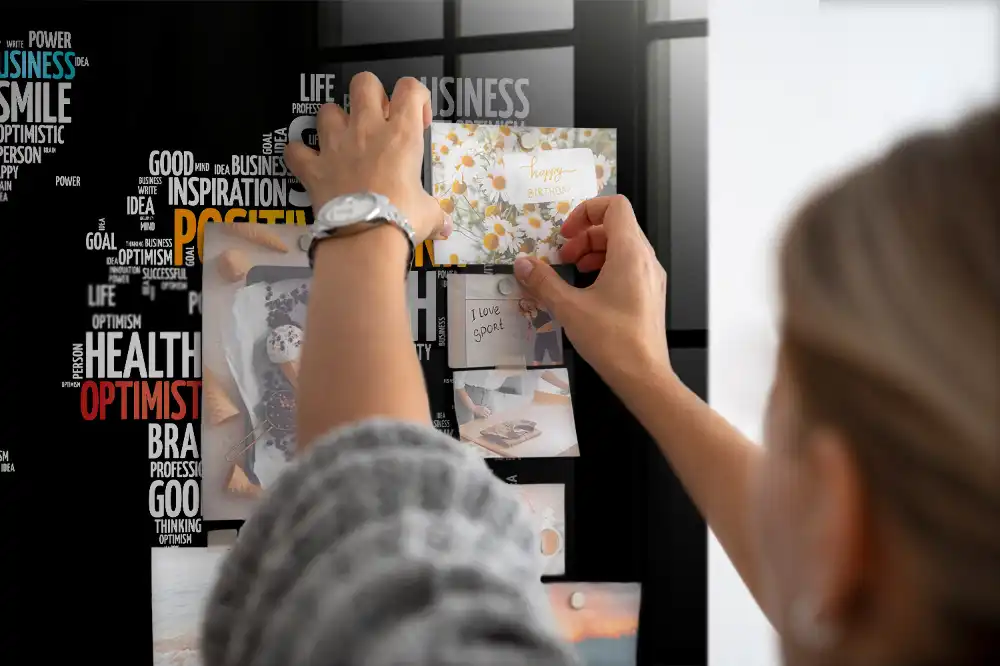 Tablica na magnesy kolorowa mapa świata