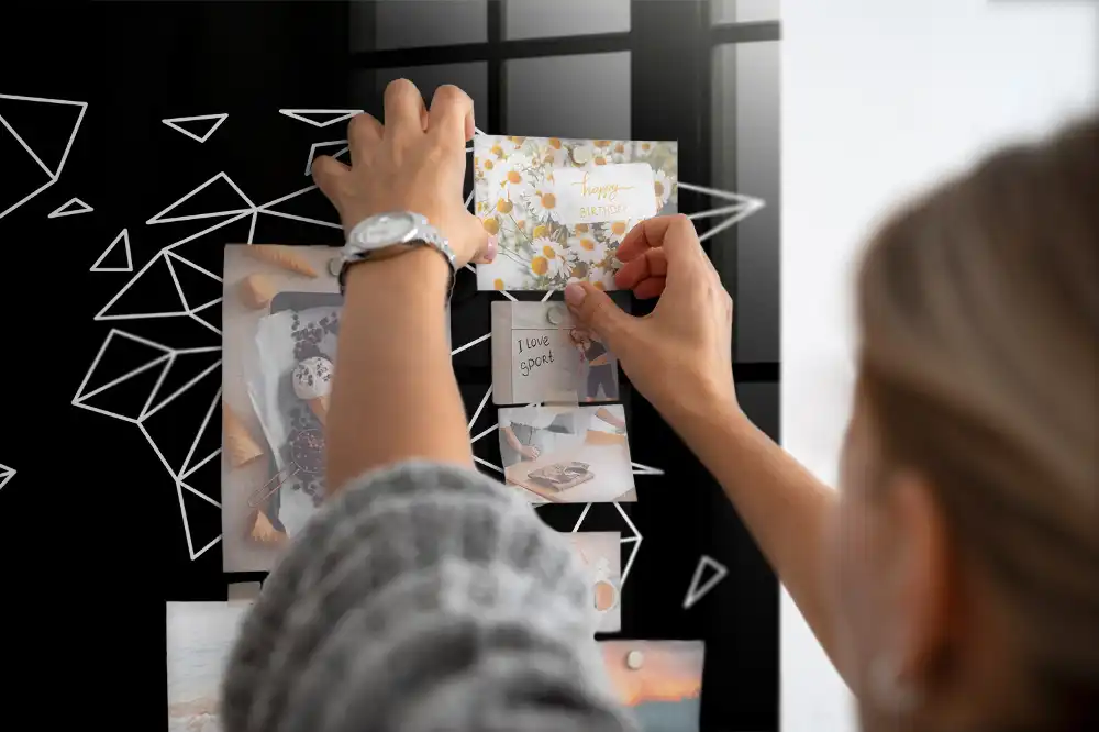 Tablica na magnesy współczesna mapa świata