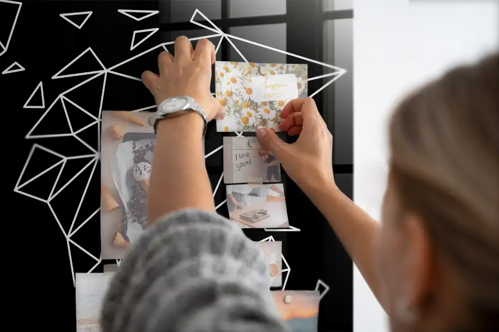 Tablica na magnesy współczesna mapa świata