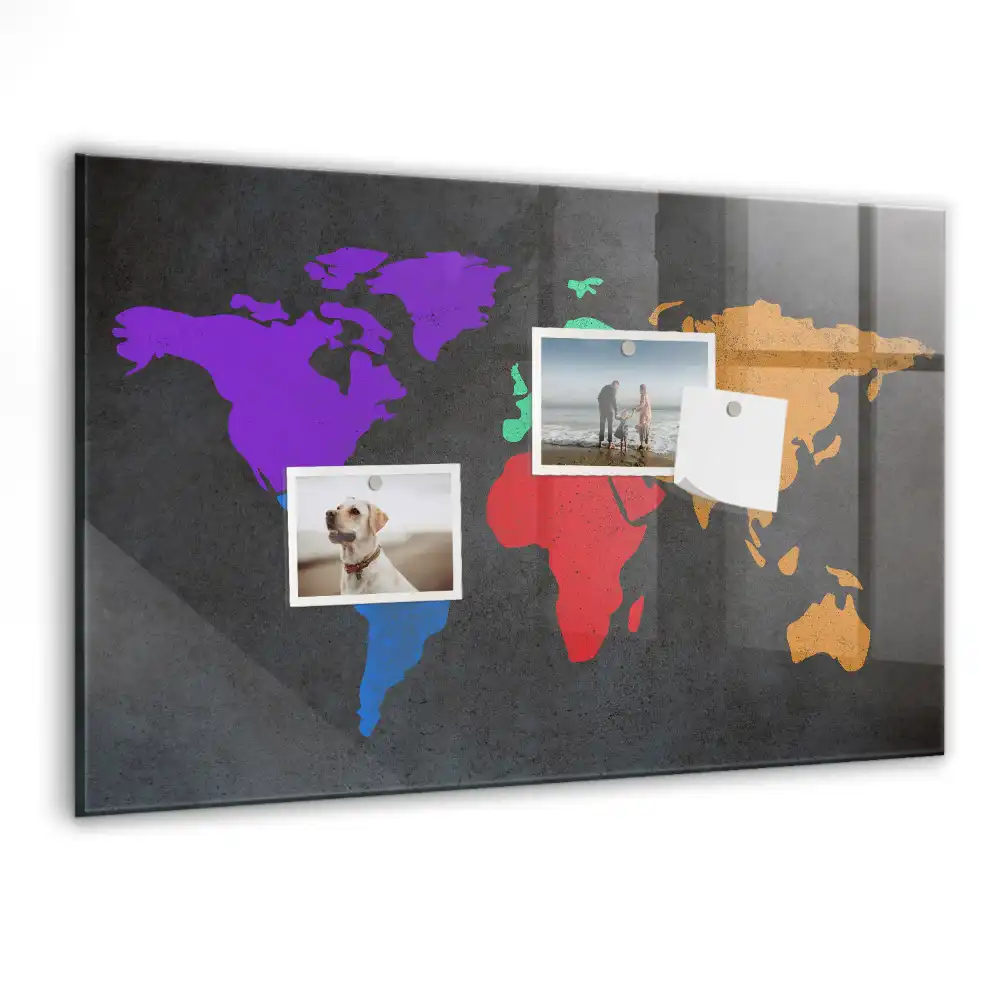 Magnetyczna tablica atlas świata