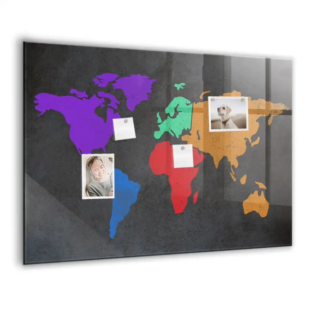Magnetyczna tablica atlas świata