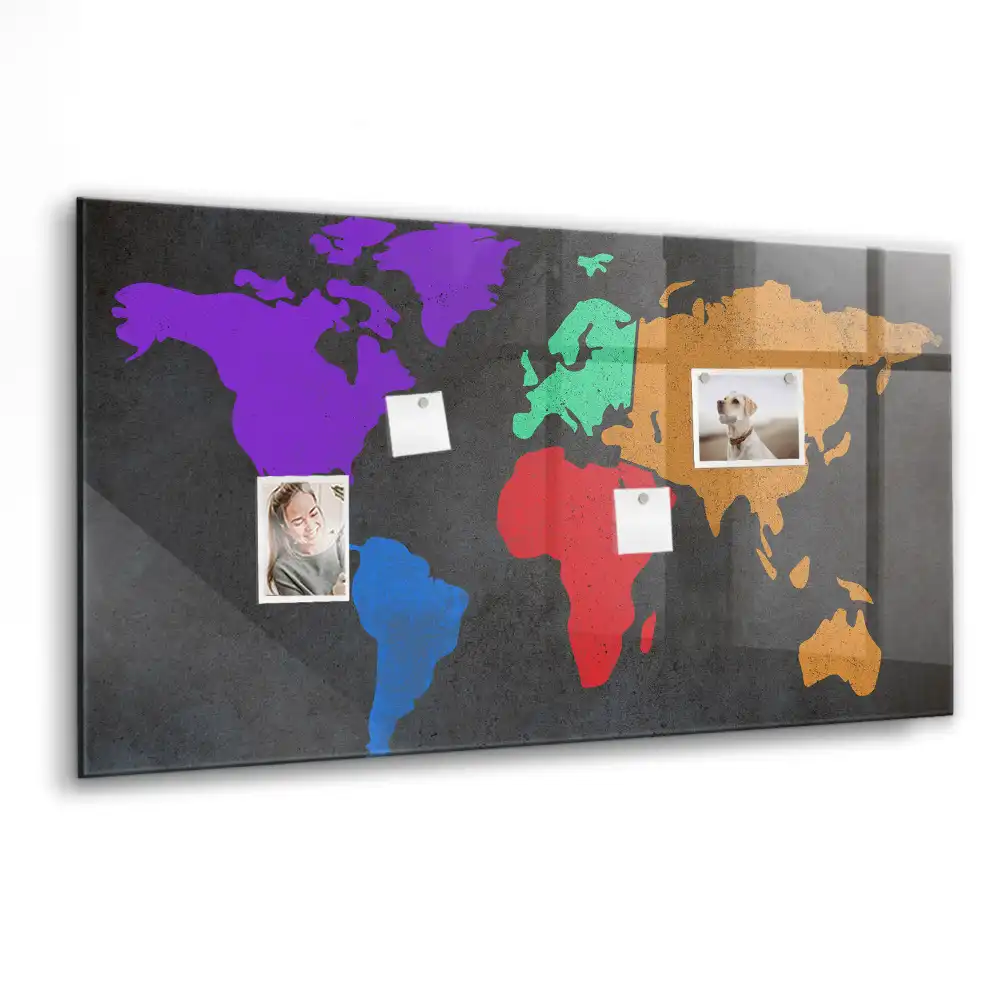Magnetyczna tablica atlas świata