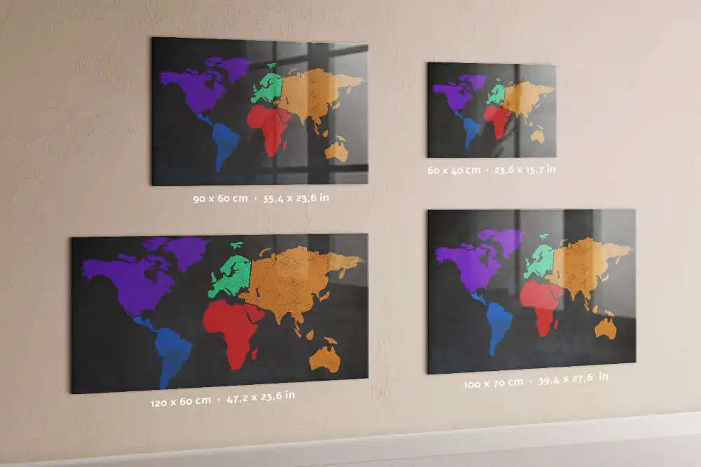 Magnetyczna tablica atlas świata