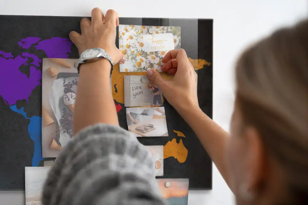 Magnetyczna tablica atlas świata