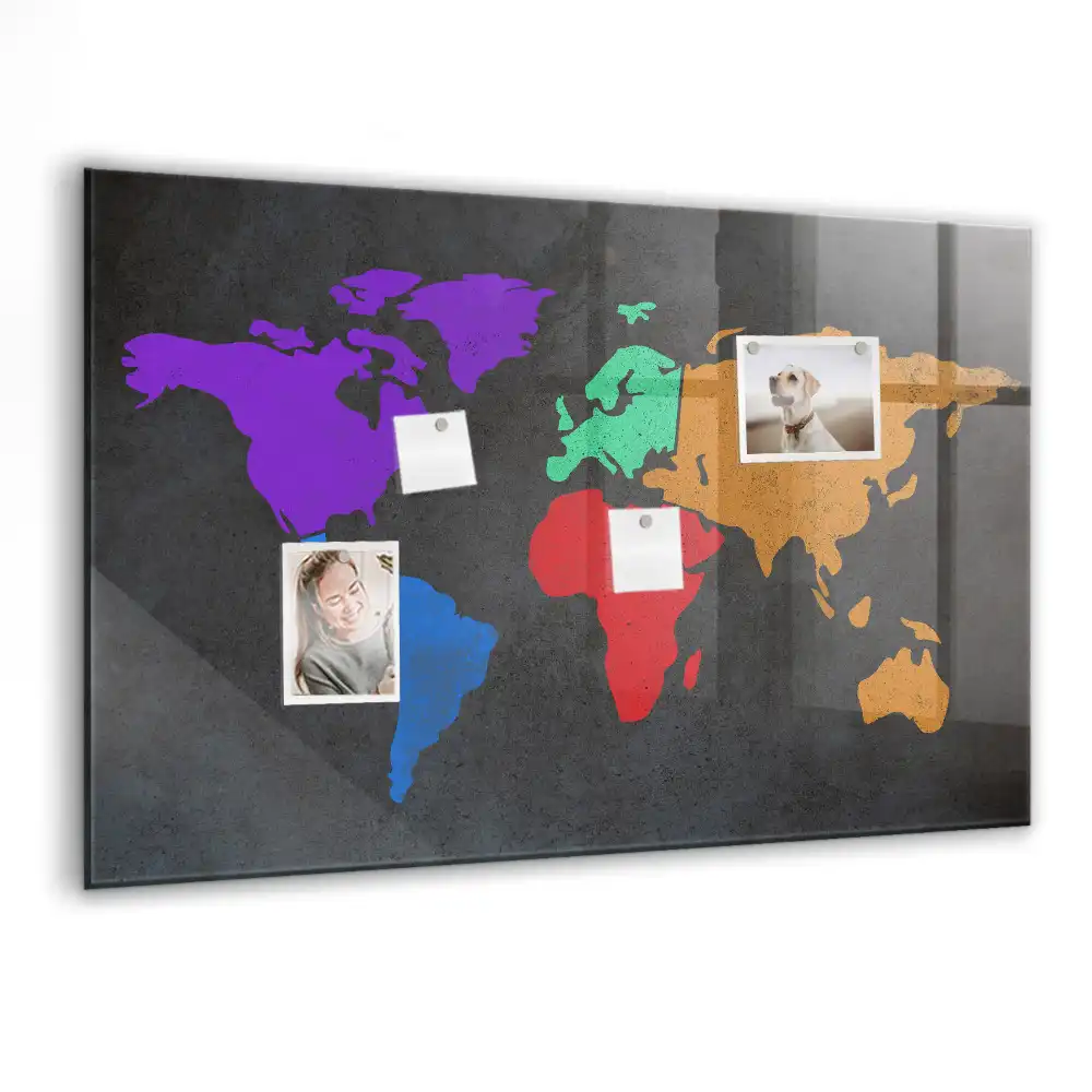 Magnetyczna tablica atlas świata