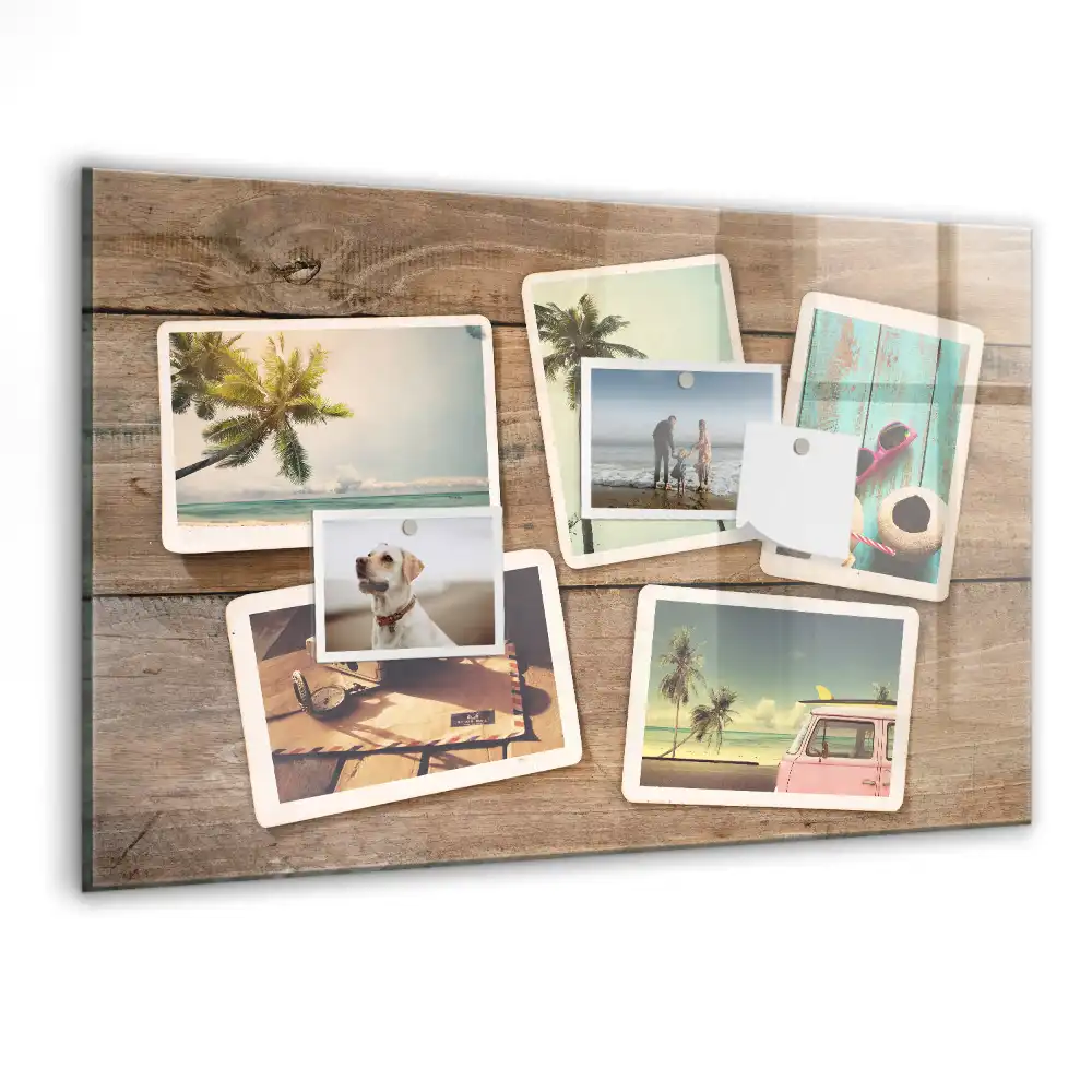 Tablica magnetyczna fotografie retro