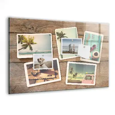 Tablica magnetyczna fotografie retro