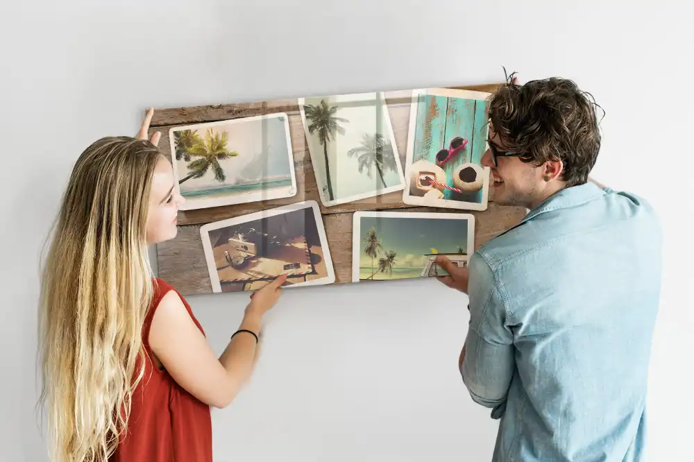 Tablica magnetyczna fotografie retro