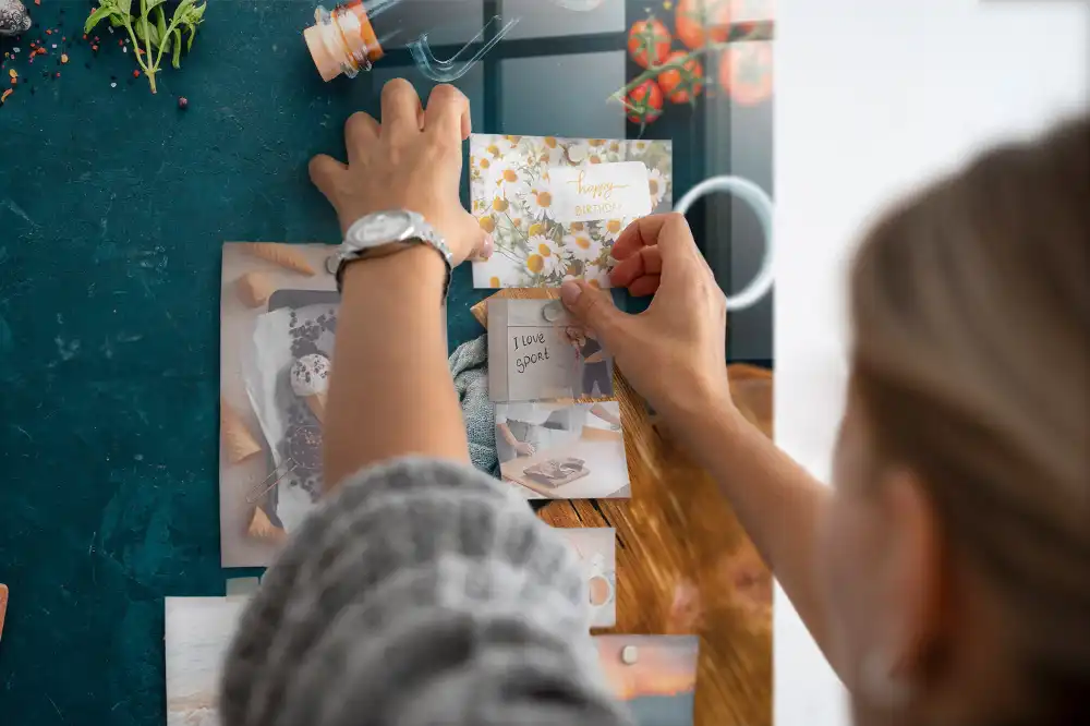 Tablica magnetyczna na ścianę akcesoria kuchenne